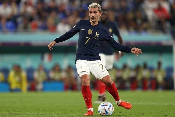 Griezmann thi đấu dưới màu áo đội tuyển Pháp